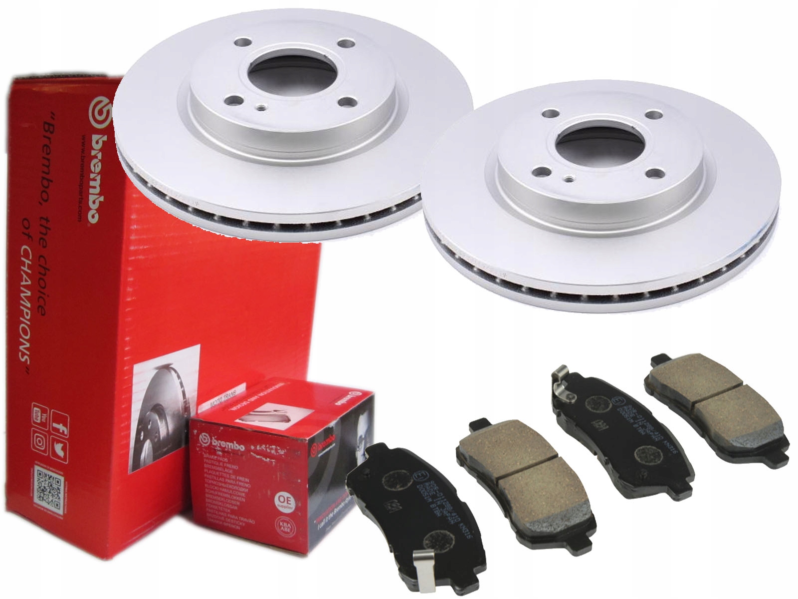 

Tarcze Klocki Brembo Przód Ford Fiesta VI 08-