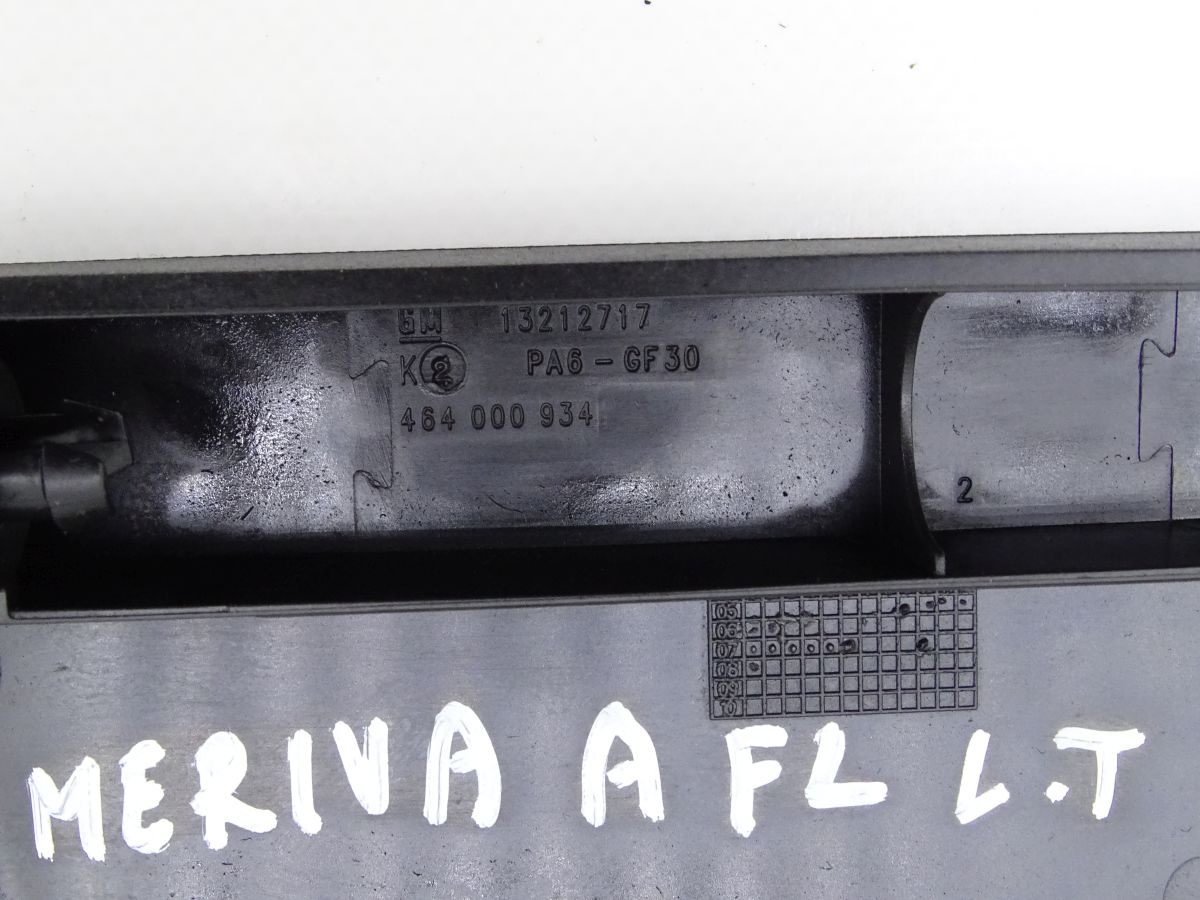 OPEL MERIVA A 03-10 OSŁONA FOTELA LEWY TYŁ Producent części Opel OE