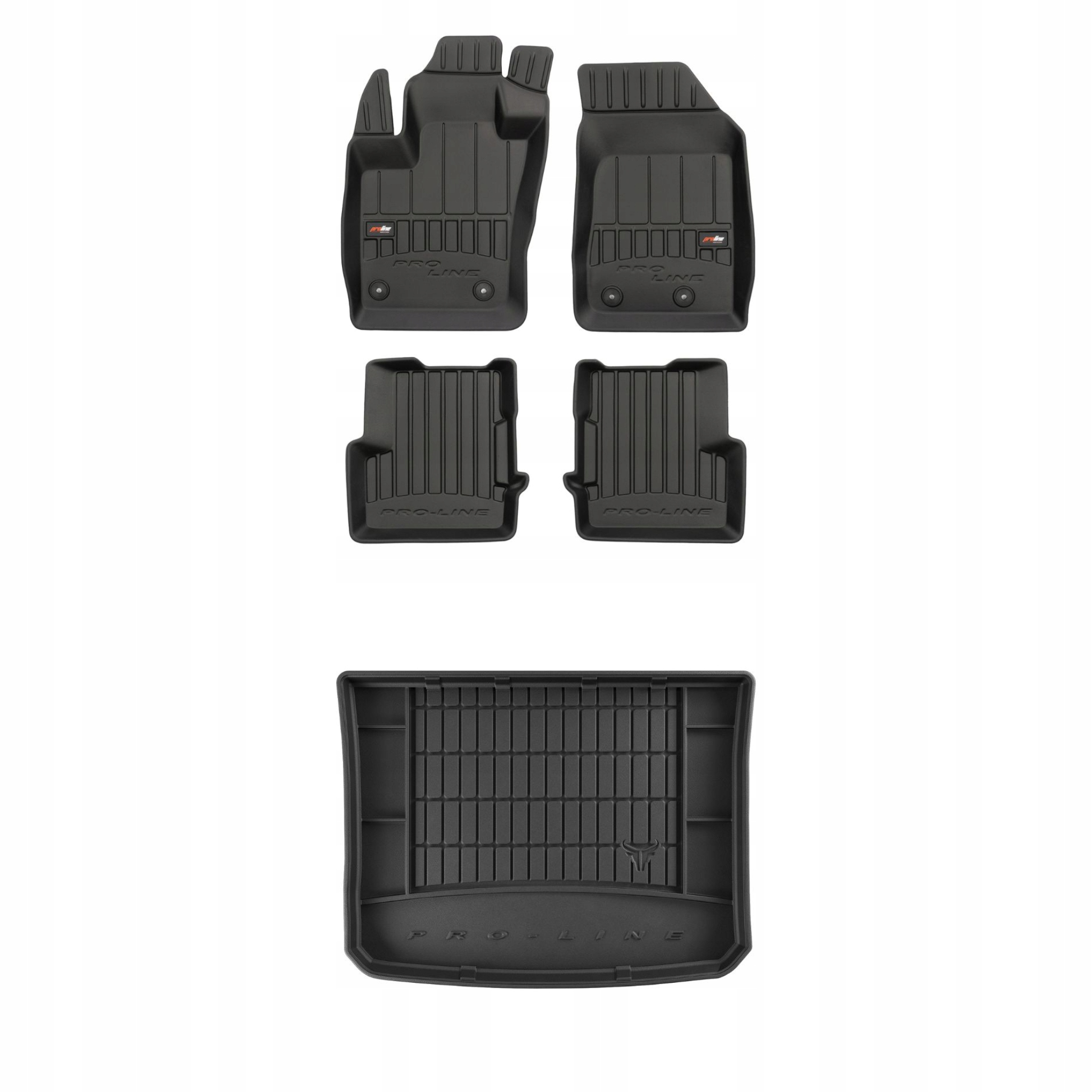 Sada gumových kobercov a rohoží pre Fiat 500X 2014-18