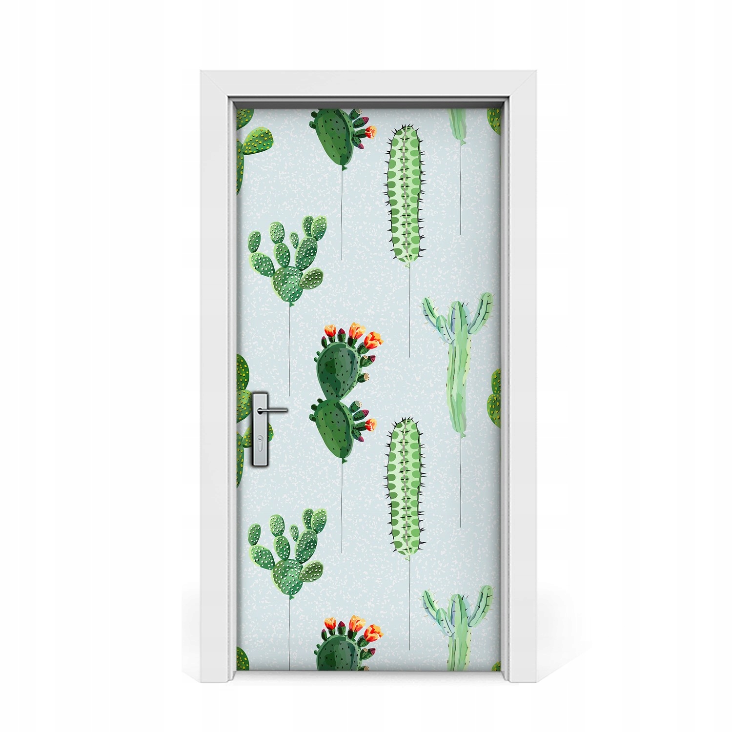 

Naklejka na drzwi okleina Kaktusy 95x205