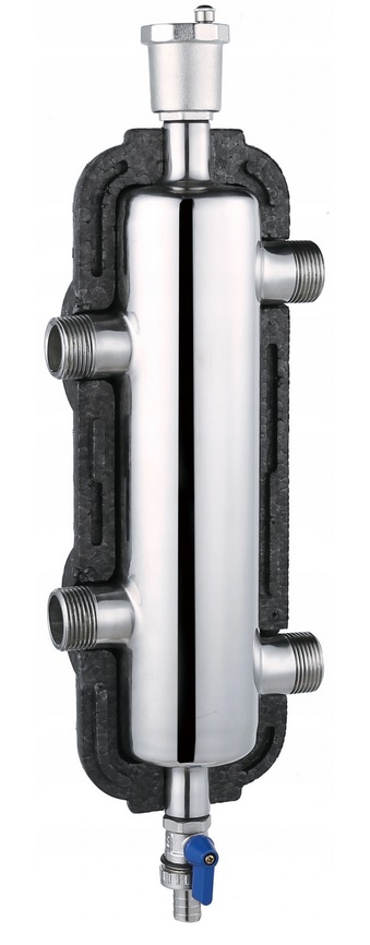 SPRZĘGŁO HYDRAULICZNE SANITLINE CO 4x 1" 55kW Izolacja termiczna + zawory Rodzaj sprzęgło