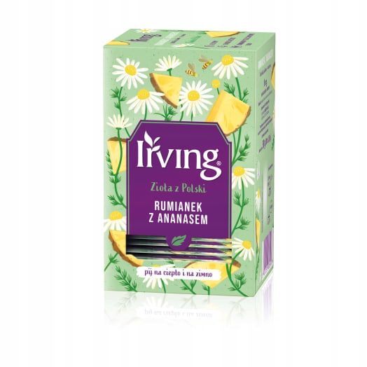 Levně Irving Bylinky z Polska Heřmánek s ananasem, 20 sáčků (sáčky)