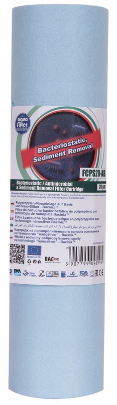 ZESTAW FILTRÓW WSTĘPNYCH 3/4 DO WODY NA CAŁY DOM Kod producenta FHPR FCPS20-AB FCCBL