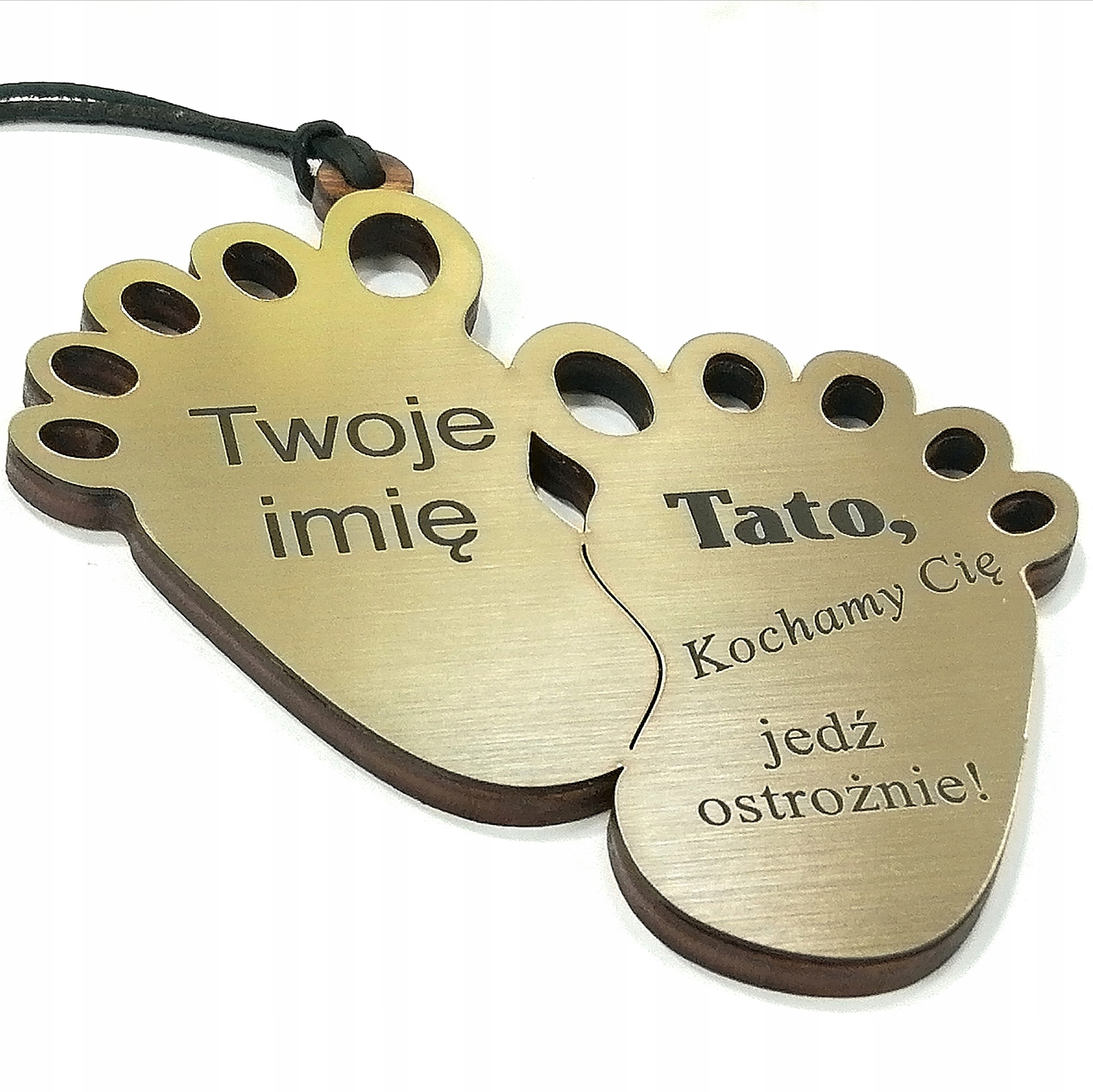 

Zawieszka Do Auta Stópka Dla Taty Urodziny