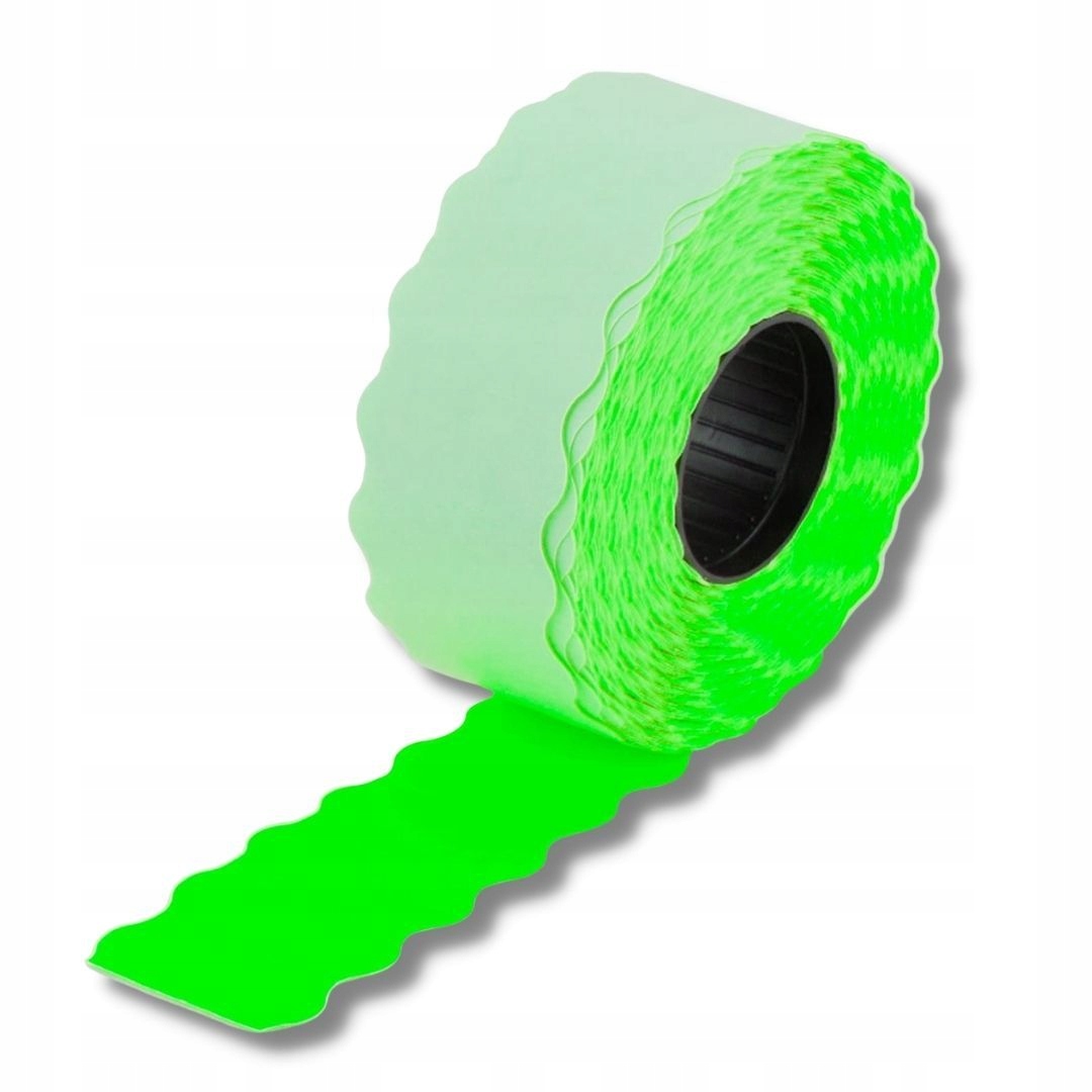 METKI CENÓWKI F1 OKRĄGŁE 26X12 ZIELONE 5 ROLEK