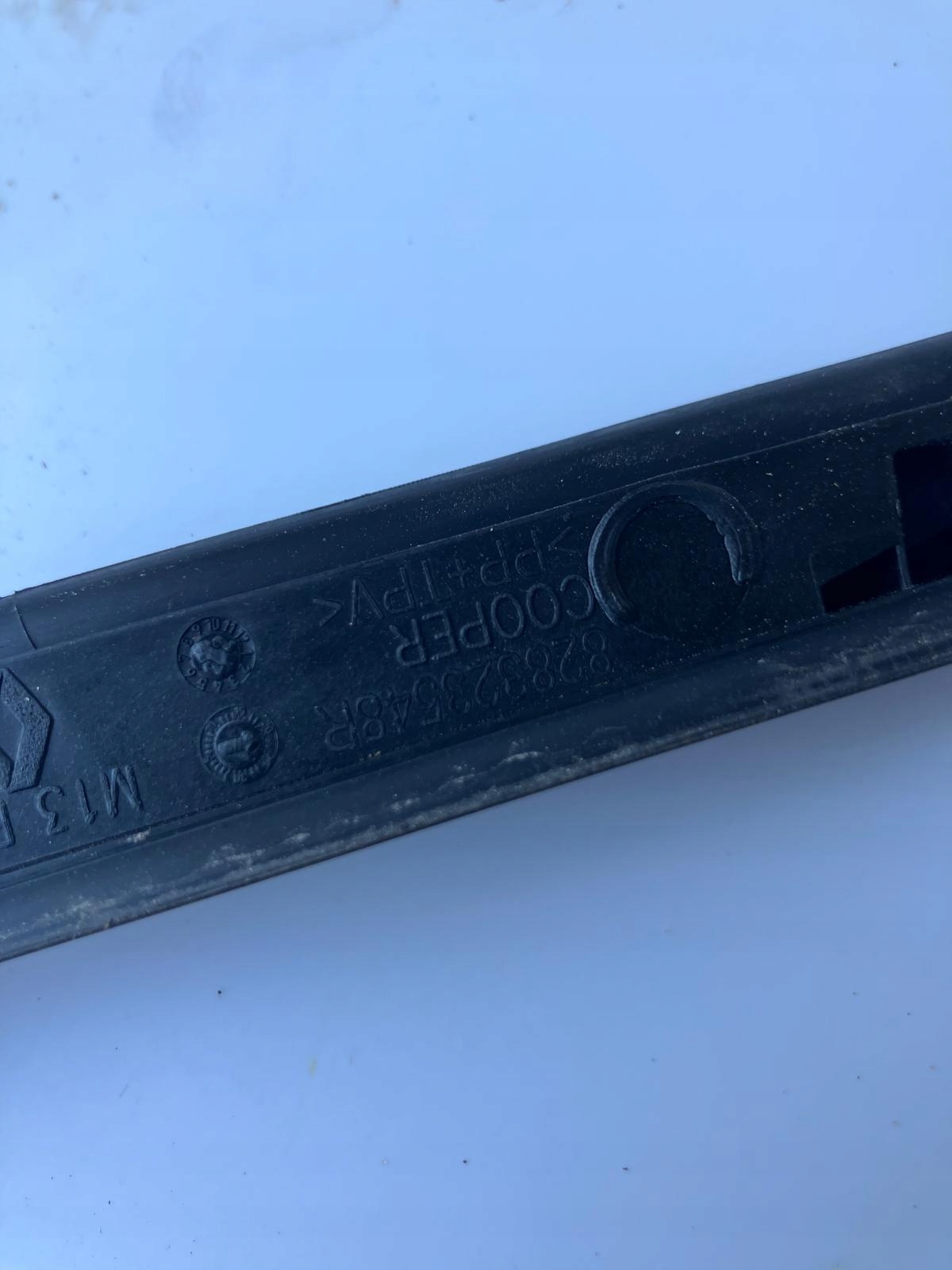 mouldings ZGARNIAJACE door MEGANE V E-TECH right rear part