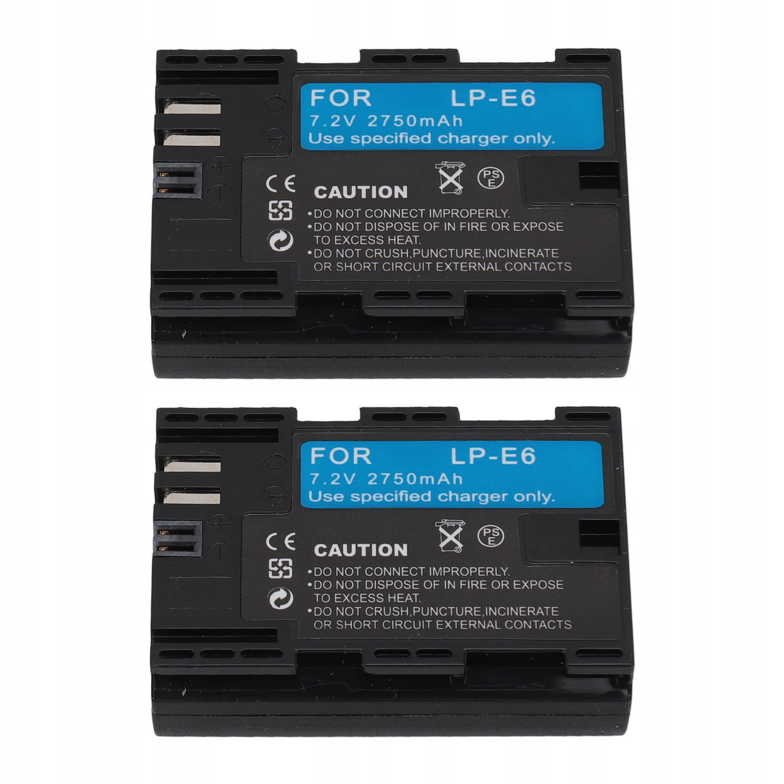 2 szt. Bateria aparatu 2750mAh 7.2V dla LP E6 E6N R5 R6 90D 60D 70D TO