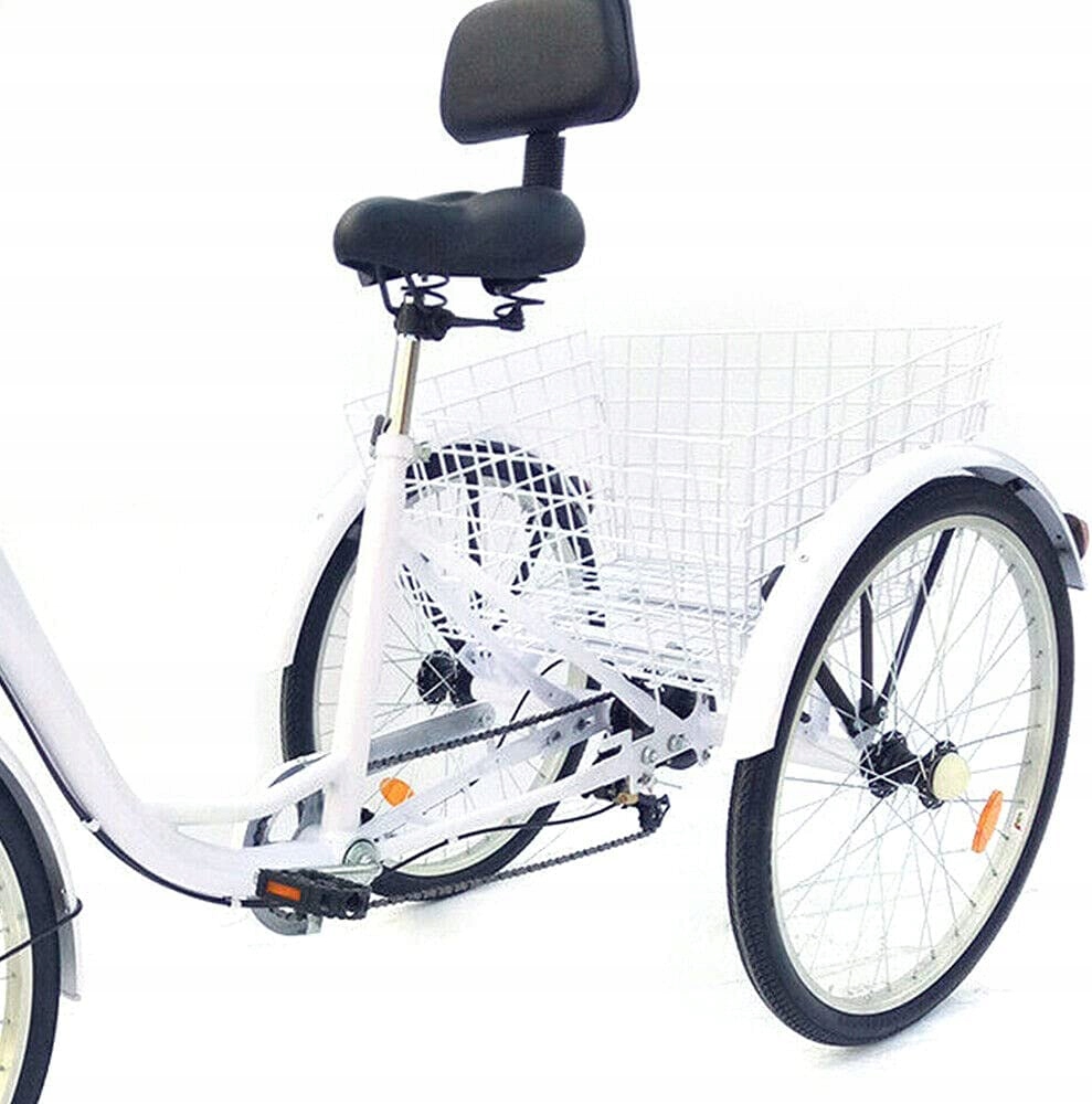 24 Typ trójkołowy biały bez lampy Rozmiar ramy brak informacji