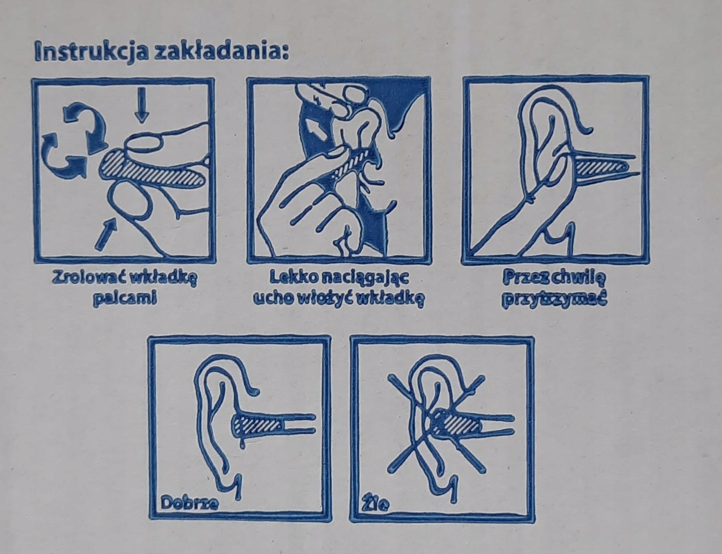 Zatyczki Stopery do uszu 100 par PWD III - ECO Marka inna