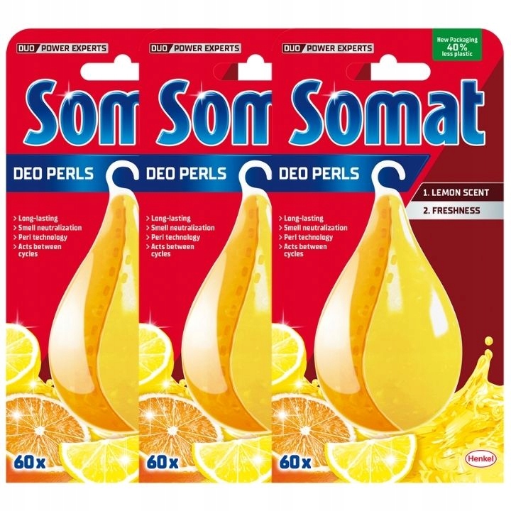 

Somat Deo Duo-Perls Lemon Zapach do Zmywarki 3x17g