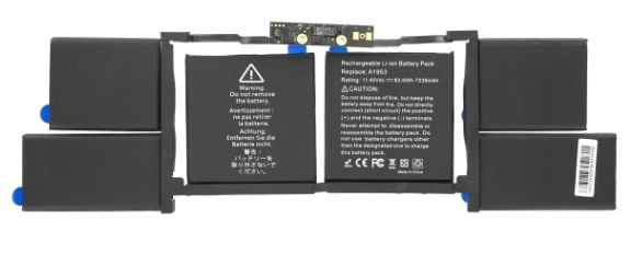 Baterie A1953 pro Apple Macbook Pro 15 inch Retina A1990 (2017-2019)