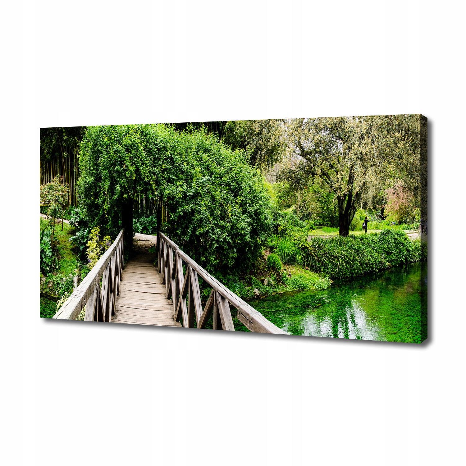 

Foto obraz na płótnie Most na rzece 140x70 cm