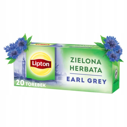 Levně Lipton Čaj čaj Earl Grey 20 sáčků ex.