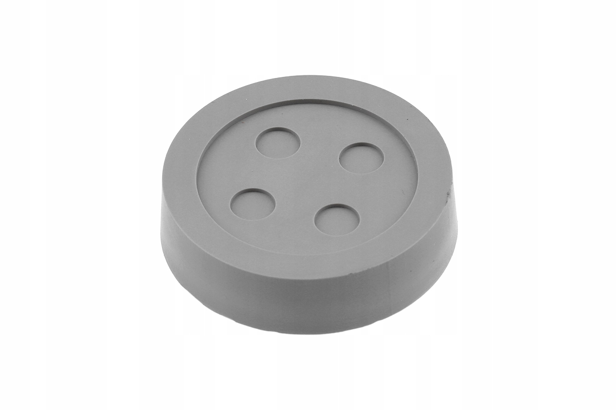 

Uchwyt meblowy dziecięcy Gumowy Button Szary Gtv