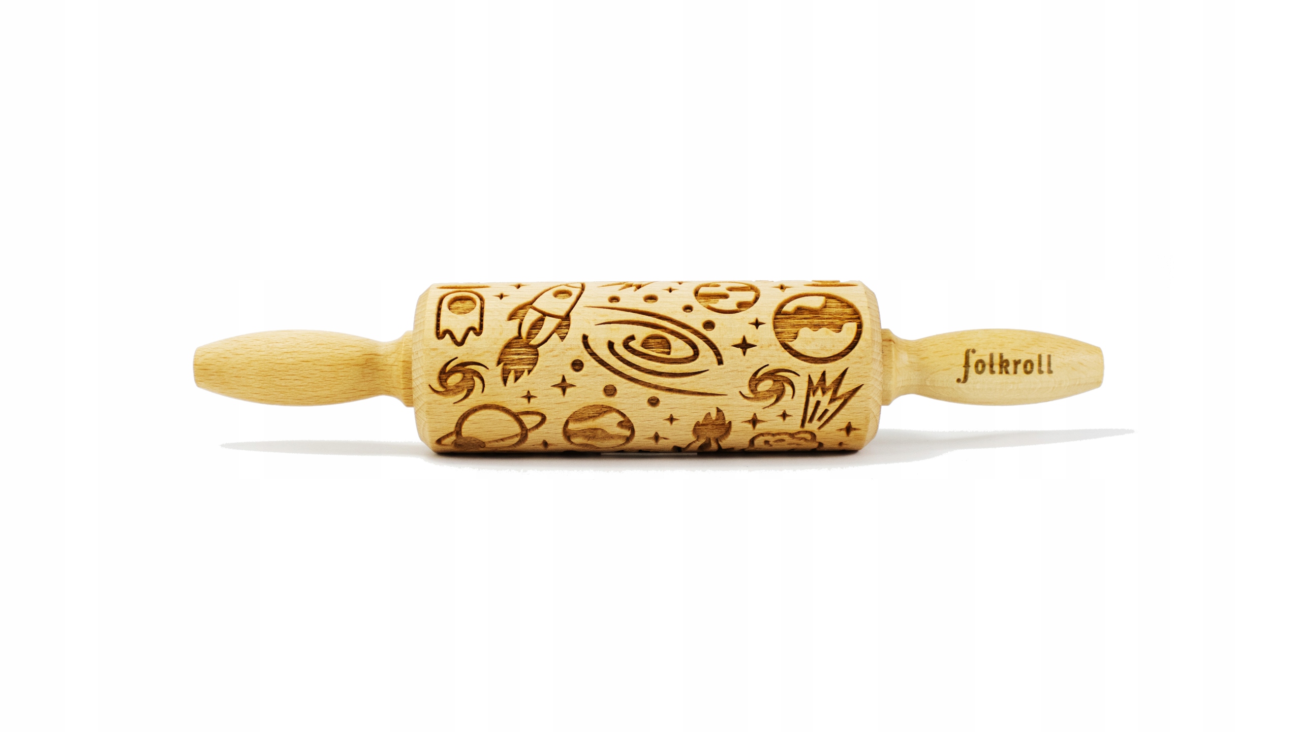 Wałek grawerowany wzór KOSMOS, junior