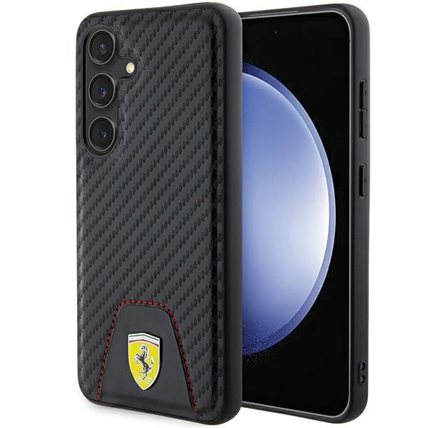 Pouzdro Pro Samsung Galaxy S24 Hardcase Carbon Stitched Bottom