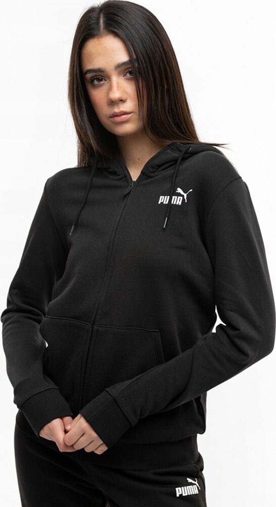 Mikina Puma Ess Small Logo Full-zip Hoodie Tr Černá 586813 01 vel. L