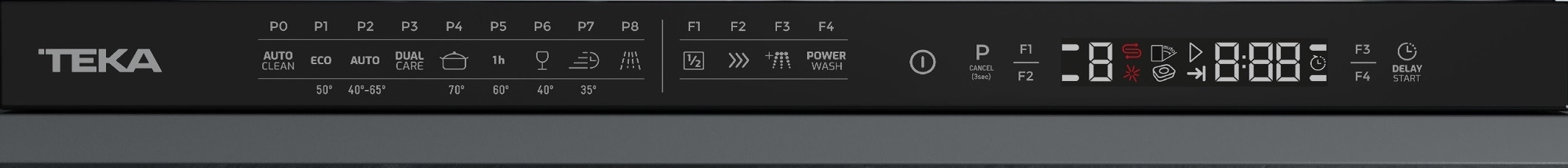 Zmywarka do zabudowy Teka DFI 74960 45cm 3 kosze Pojemność 10 kompletów