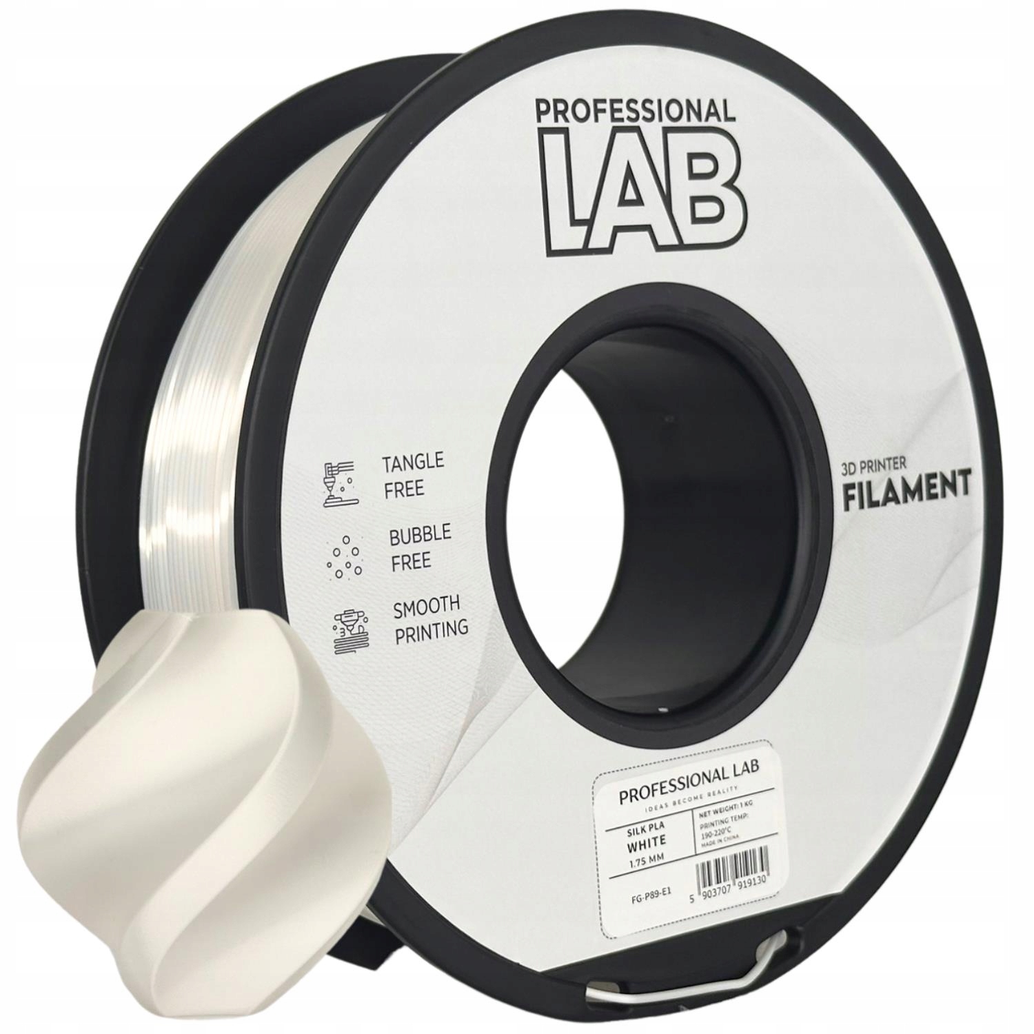 Silk Pla white Prof. Lab