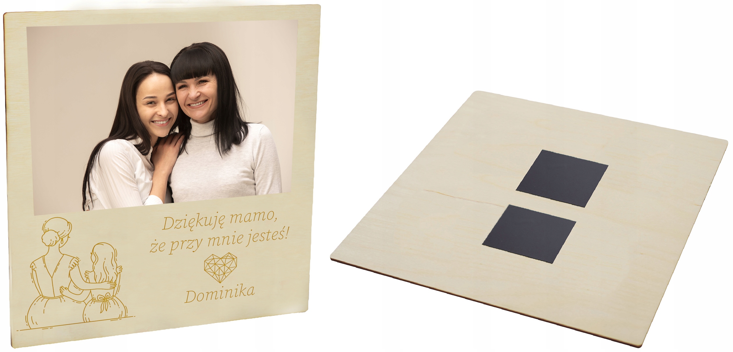 

Na Dzień Matki Drewniana Ramka Na Zdjęcie