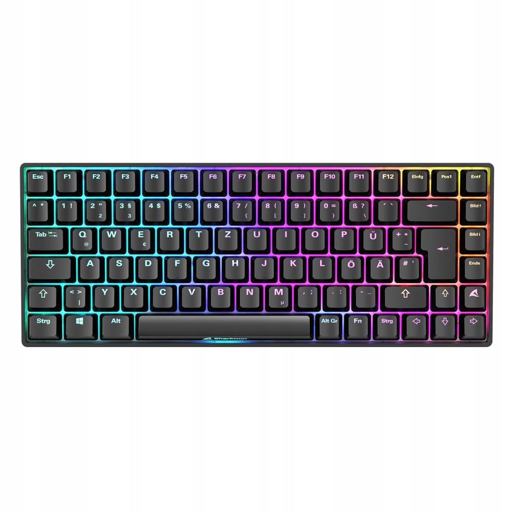 Sharkoon Skiller SGK50 S3 Klawiatura Mechaniczna Rgb 75% Gateron Red Gaming