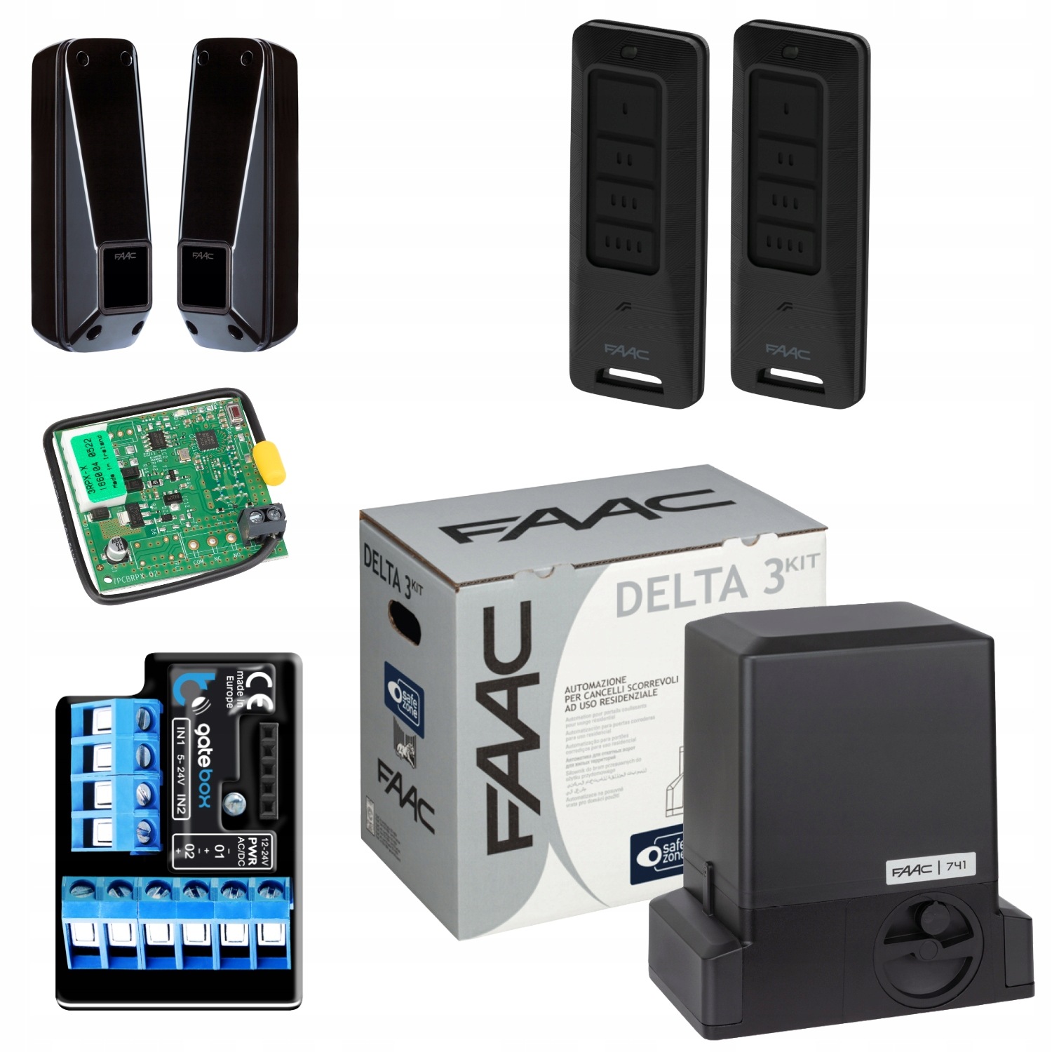 Faac DELTA3+ Modul WiFi Pilot XT4FDS 2ks pohon posuvnej brány