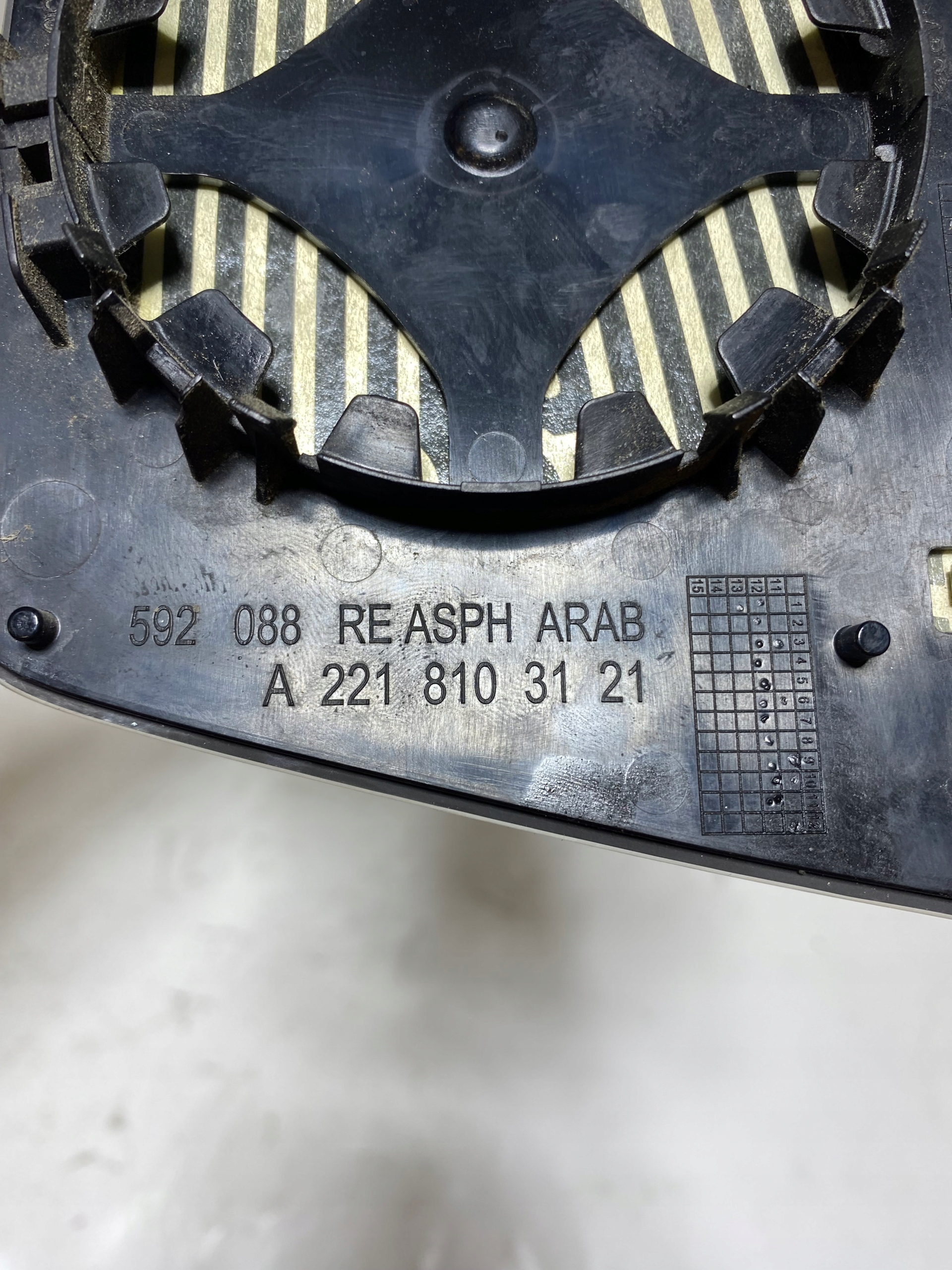 MERCEDES W176 A250 WKLAD mirrors right right side A2128100221 ORG.