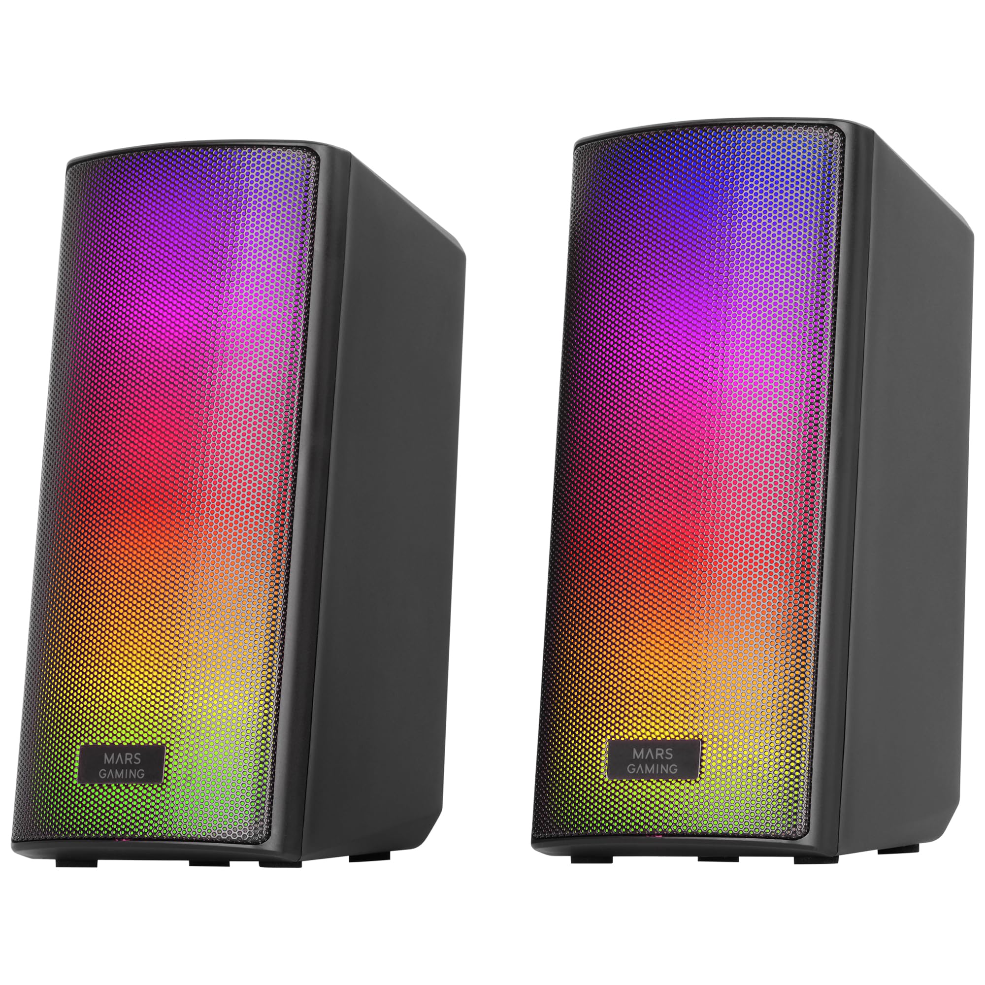 MARS GAMING MSRGB2 Głośnik Bluetooth 15W RGB DSP Kompaktowy Czarny — miniatura 6