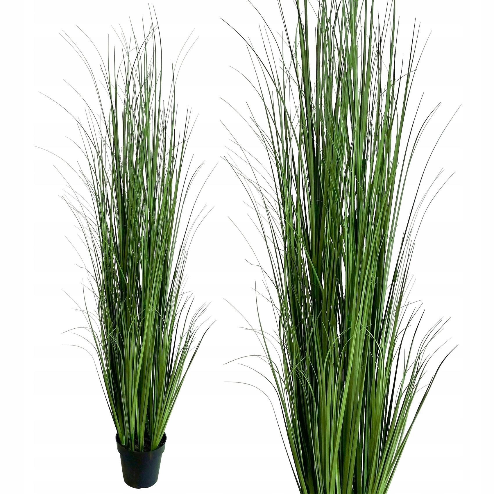 Umělá Tráva V Květináči Ozdobná Rostlina Vysoká 150 cm Tráva Dekorativní