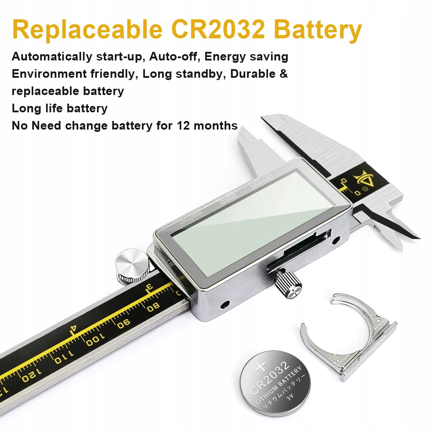 ACEMETER Cyfrowa Suwmiarka 0-6 Caliper LCD Metalowa Dla Inżyniera — miniatura 5