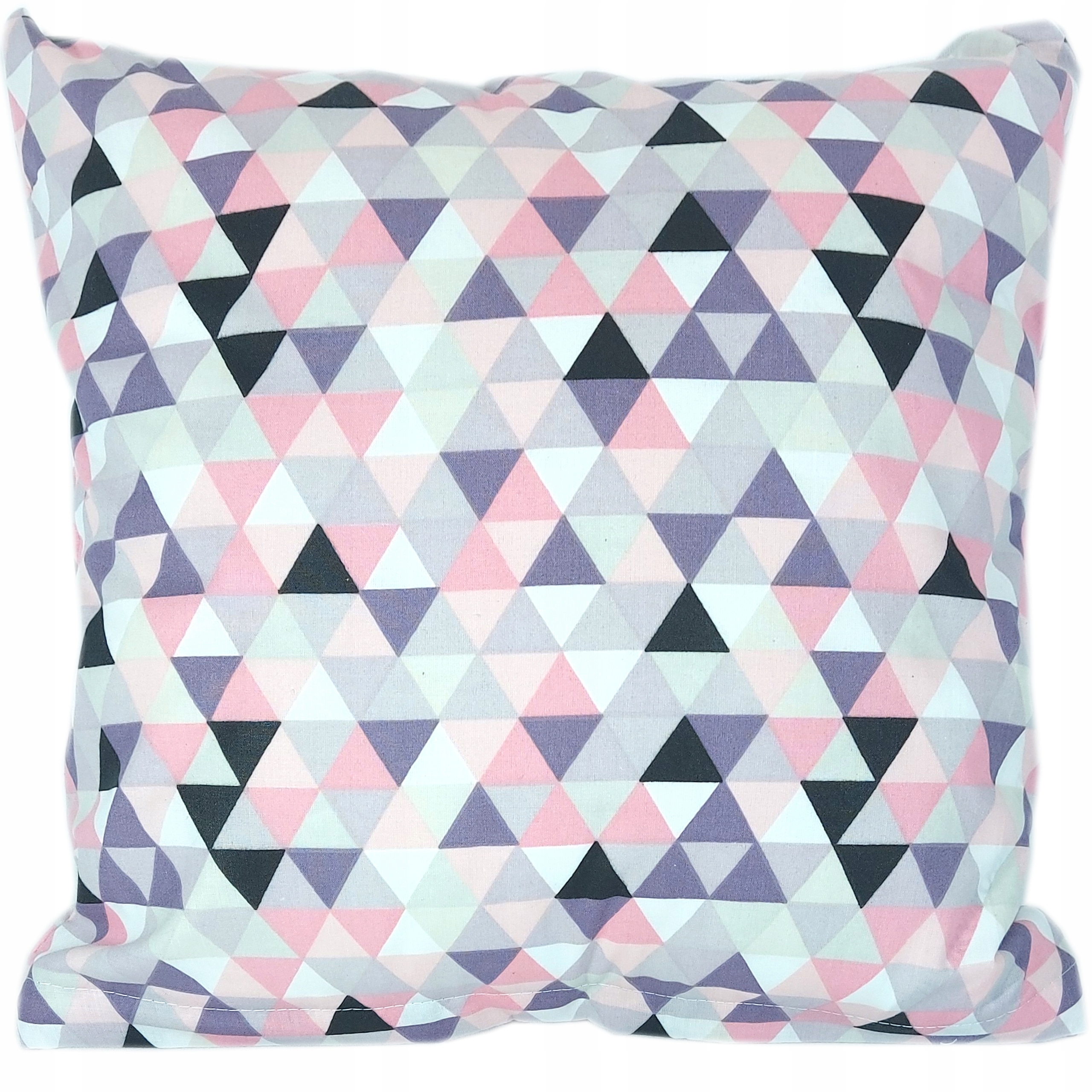 Poszewka na jaśka poduszkę 45x45 Różowa pepitka