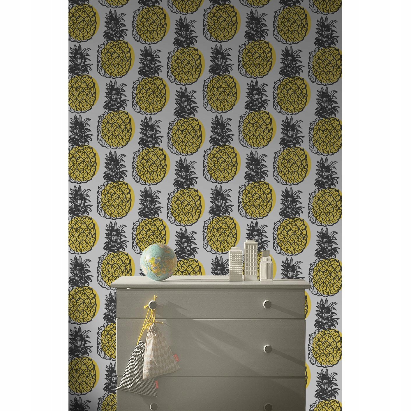 

Fototapeta ścienna Szare kwiaty ananasa 250x104 cm