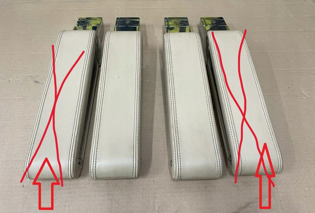 VW PHAETON PODŁOKIETNIK PRZÓD TYŁ BEŻ