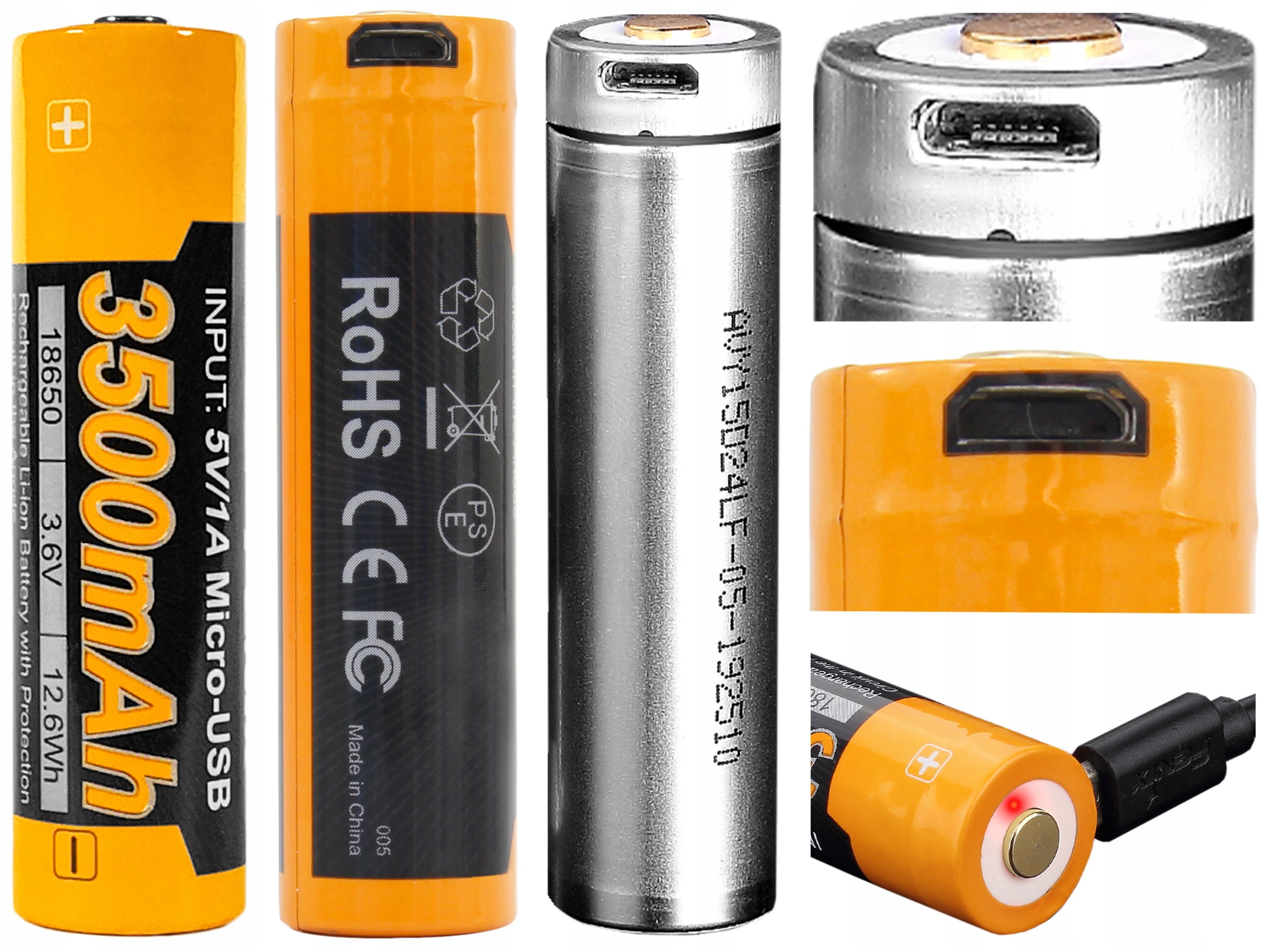 

Akumulator Fenix Usb ARB-L18U 18650 3500 mAh 3,6 V