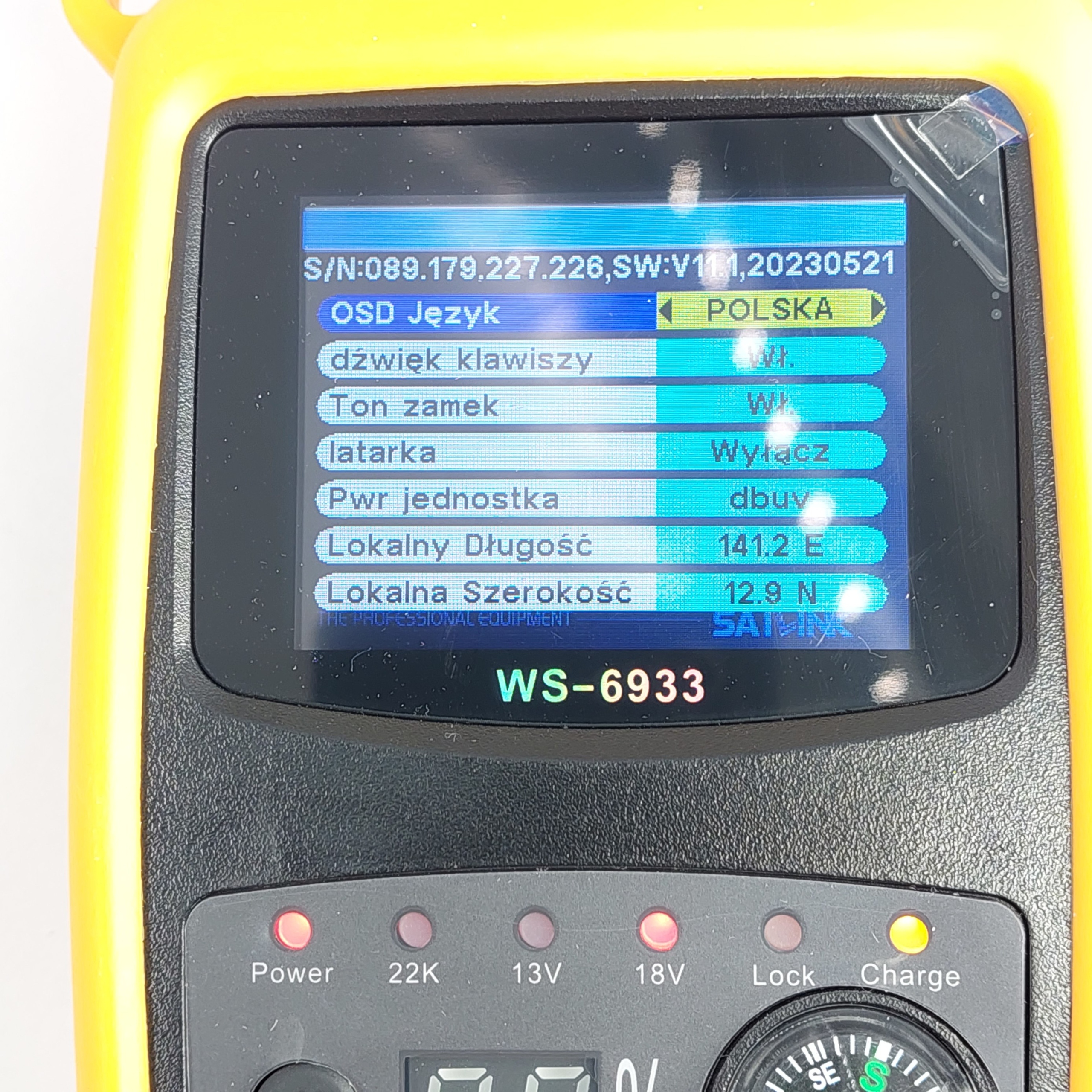Miernik sygnału satelitarnego Satlink WS-6933 Marka Satlink