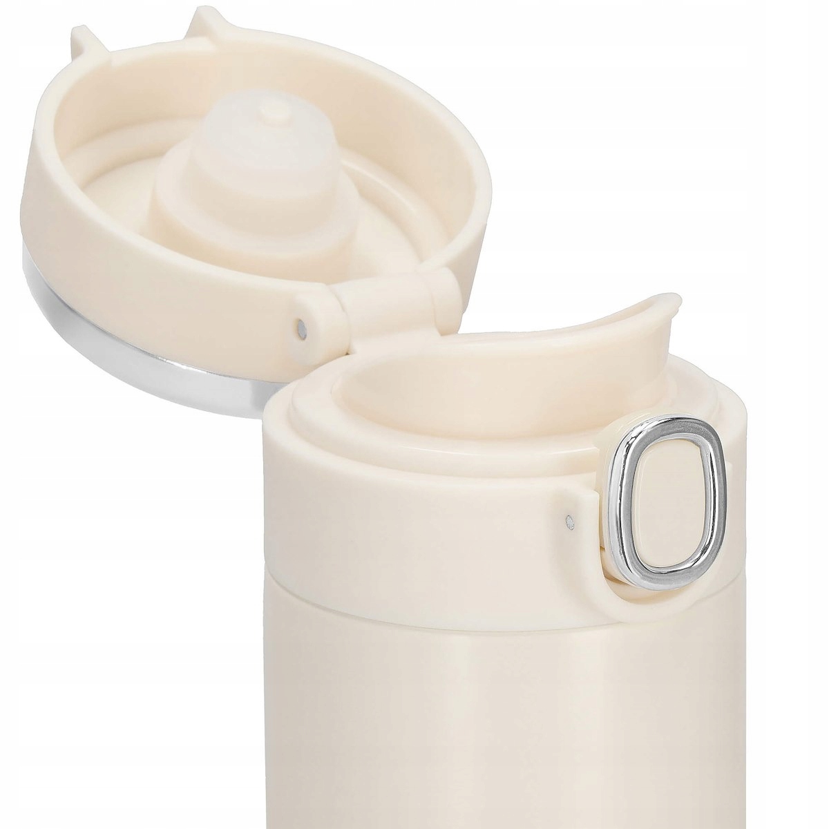 KUBEK TERMICZNY TERMOS LED 420 ml NA KAWĘ HERBATĘ DOTYKOWY DO SAMOCHODU PRO Kolor dominujący beże i brązy