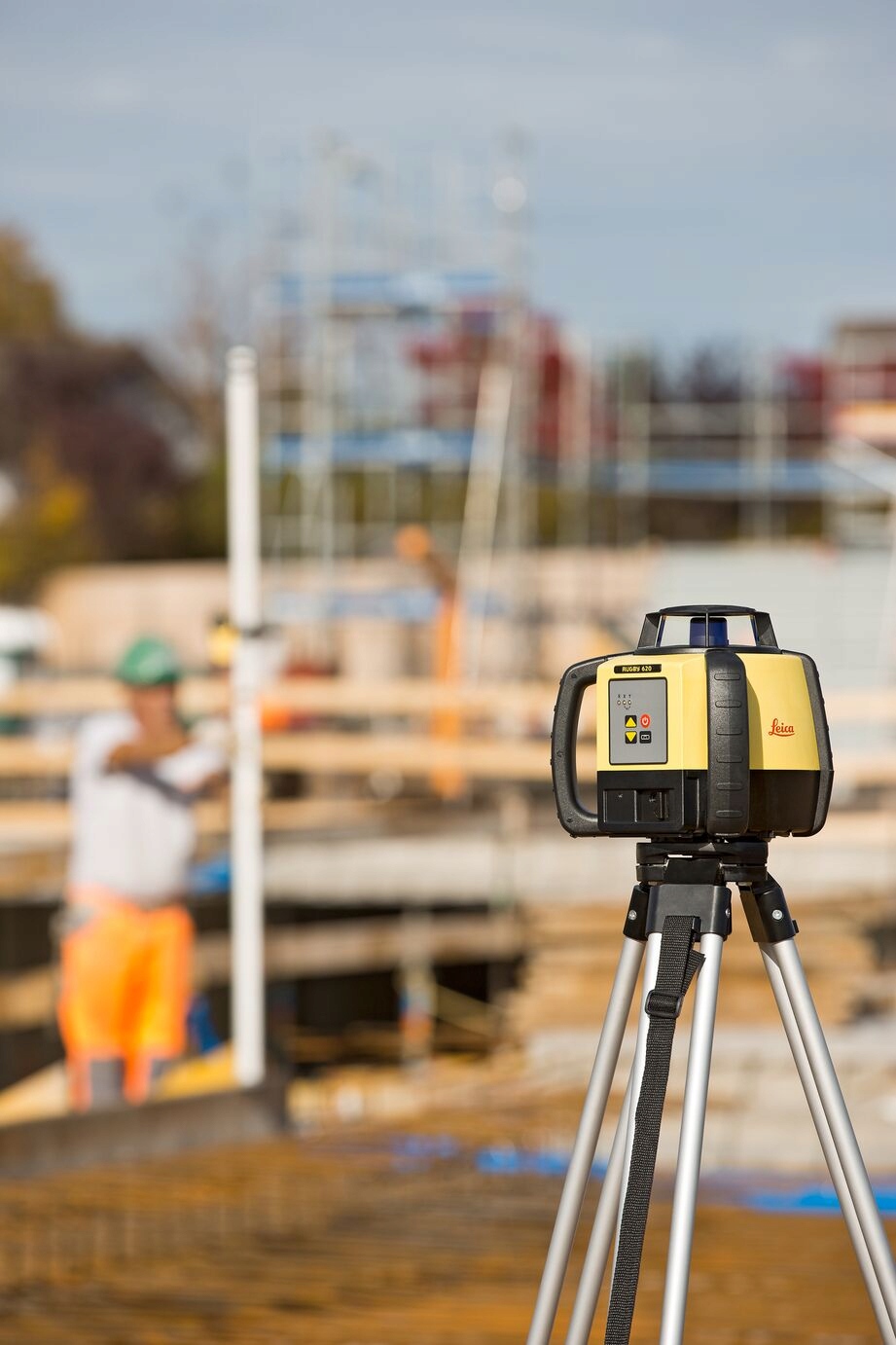 Niwelator laserowy obrotowy Leica Rugby 620 RE160 Przeznaczenie na zewnatrz