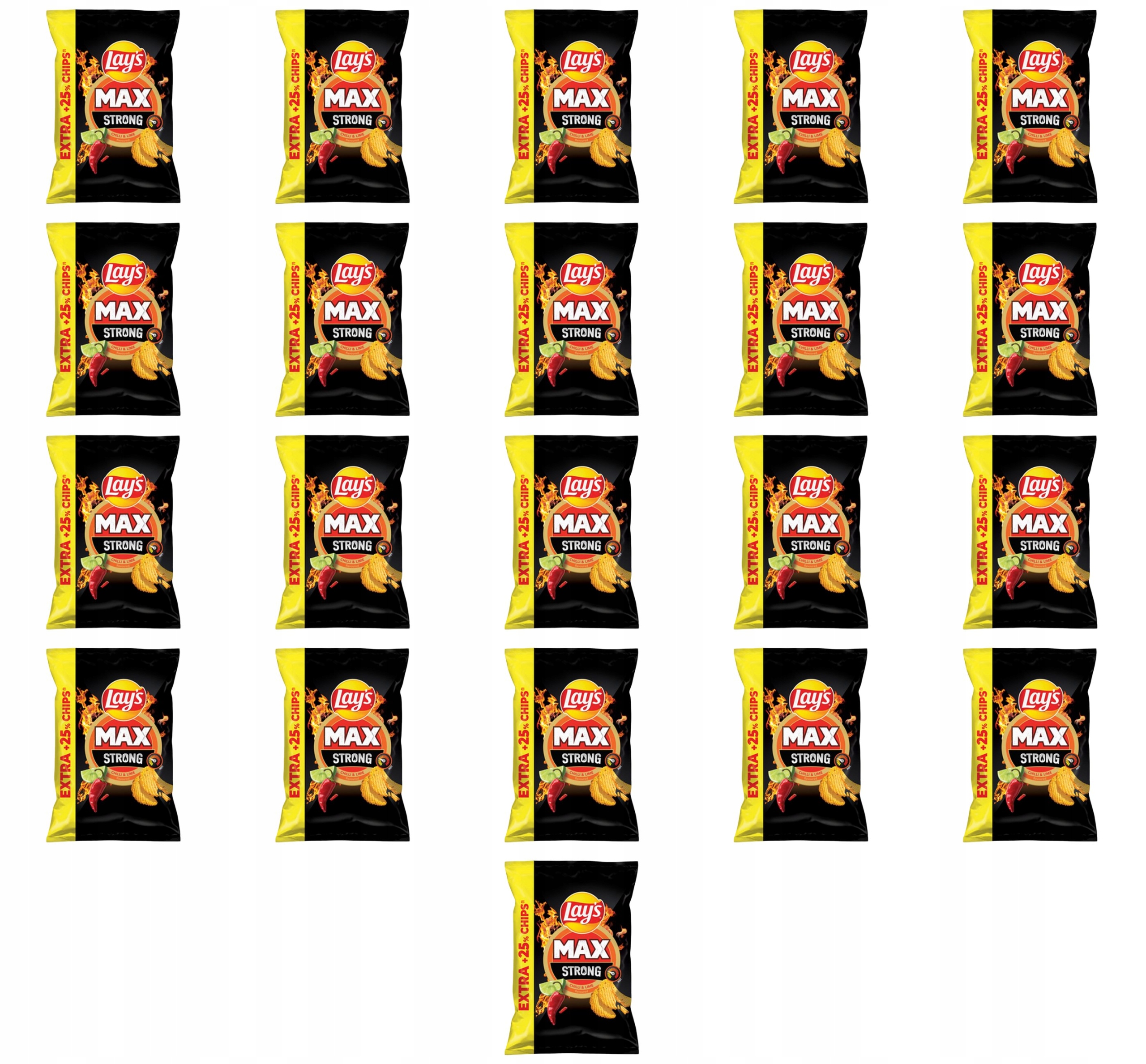 Lay's Max Strong Chilli & Lime 150 g X21