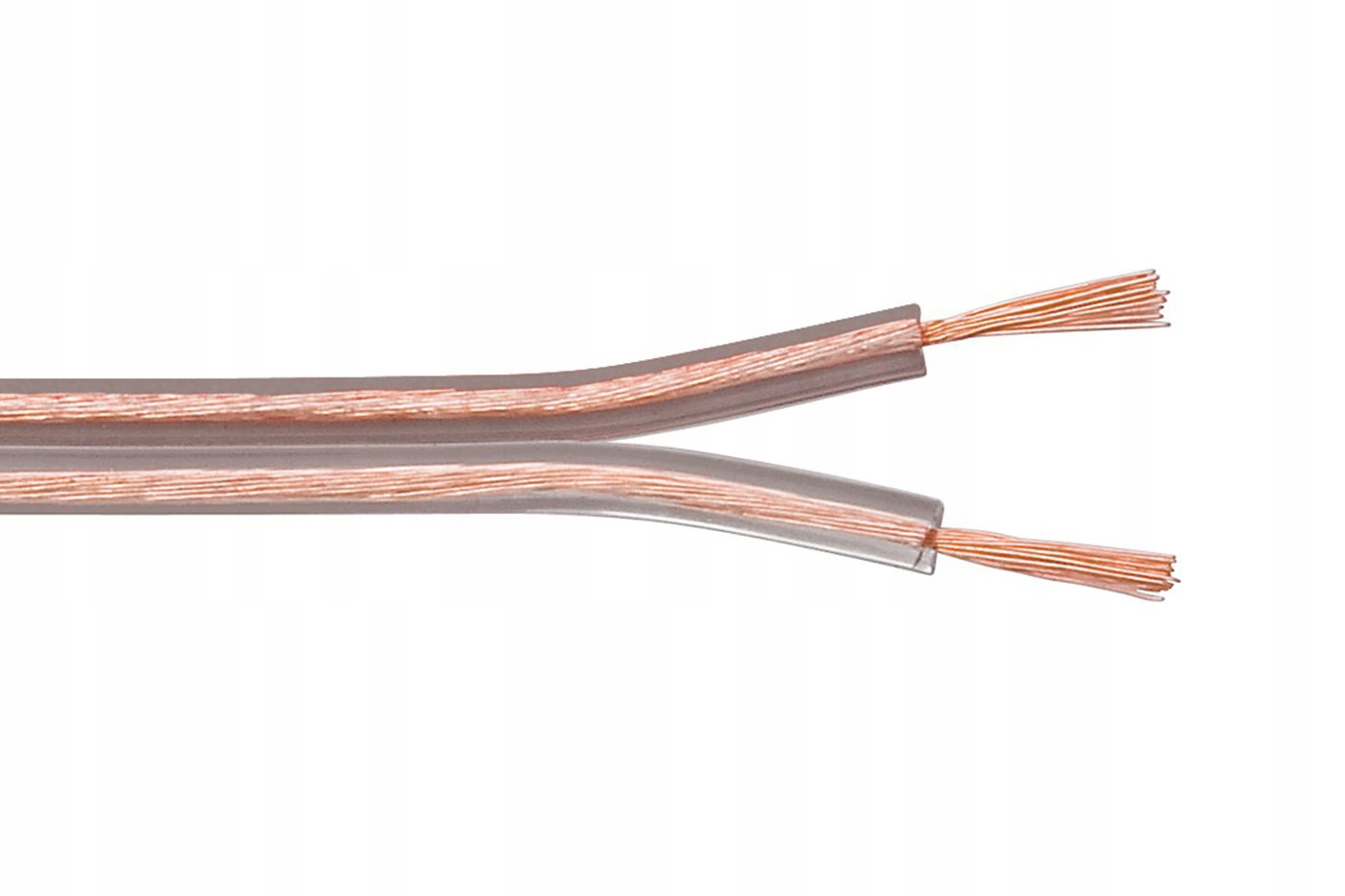 Value Kabel k reproduktorům, 2x 2,5mm2, Cca, transparentní, 100m