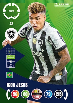 2025 Panini Adrenalyn XL Fifa Club World Cup 43 Igor Jesus
