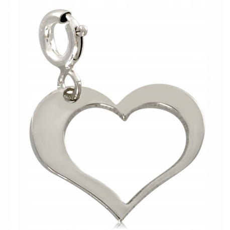 

Srebrny Charms Serce Serduszko Srebro 925 Tanio