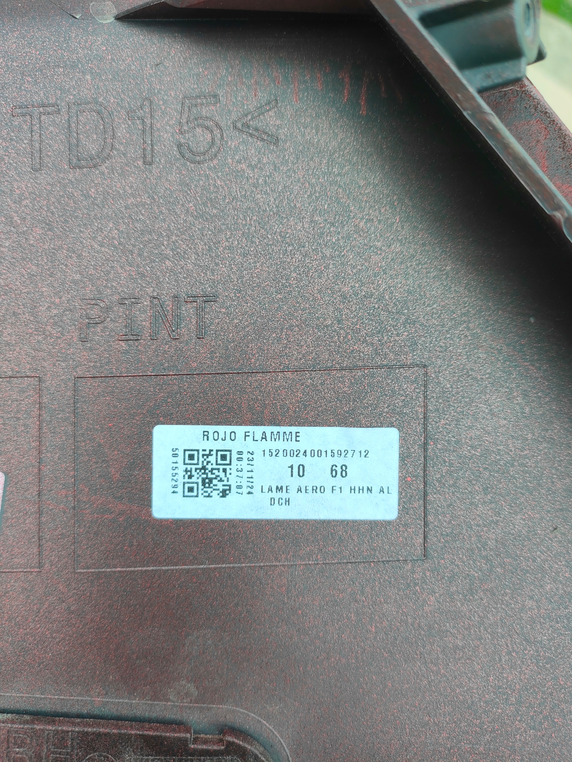 Renault Austral RS LINE grid of a bumper front right PDC 620744988R