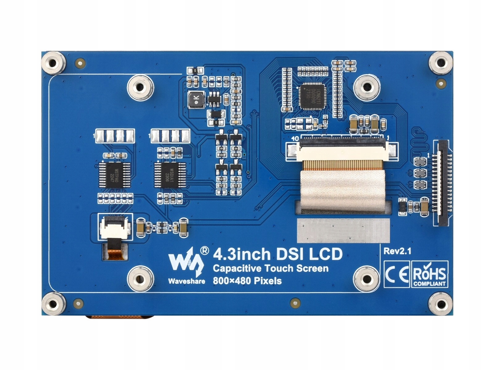 4.3inch DSI QLED - wyświetlacz QLED 4,3" Producent WaveShare