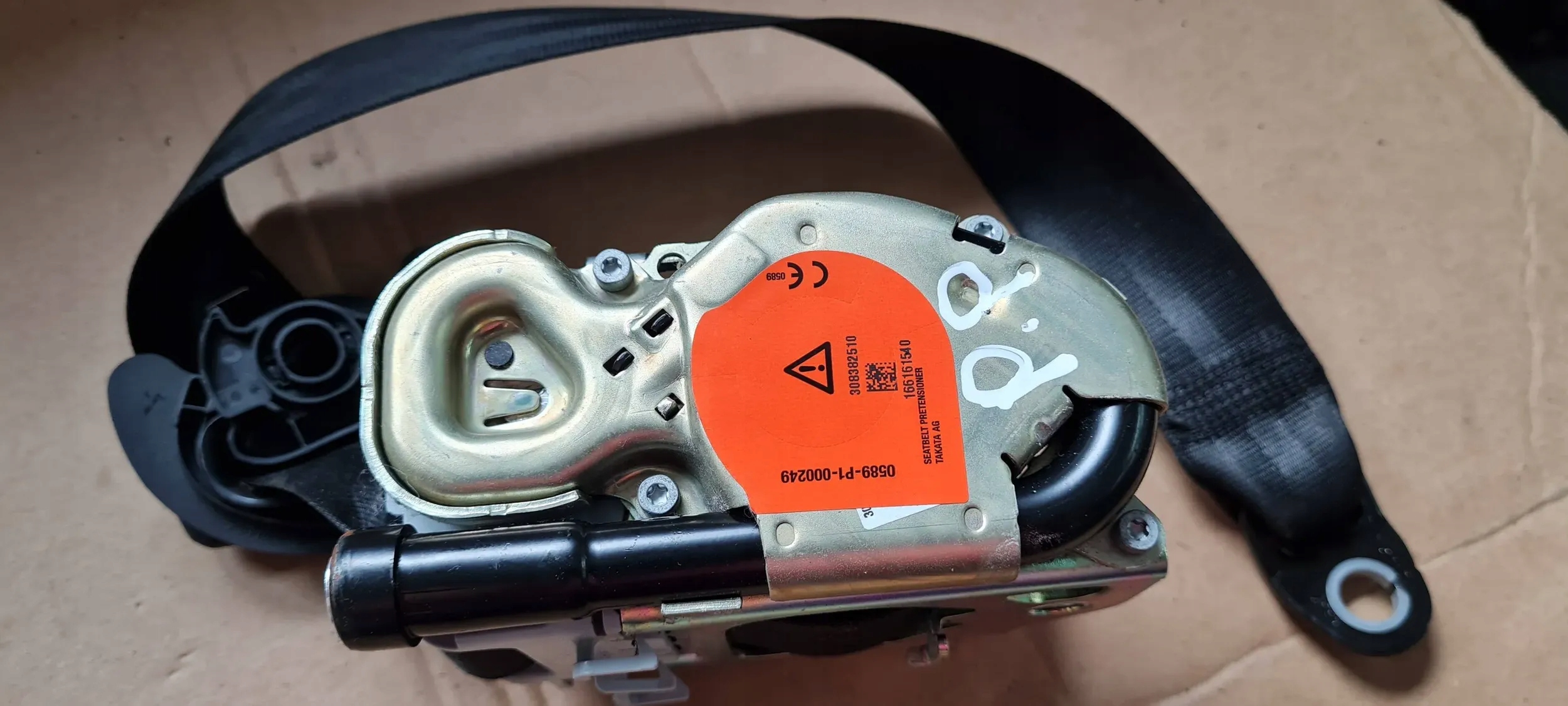 Q7 4M II tension belt safety right front ORG 4M0857706B