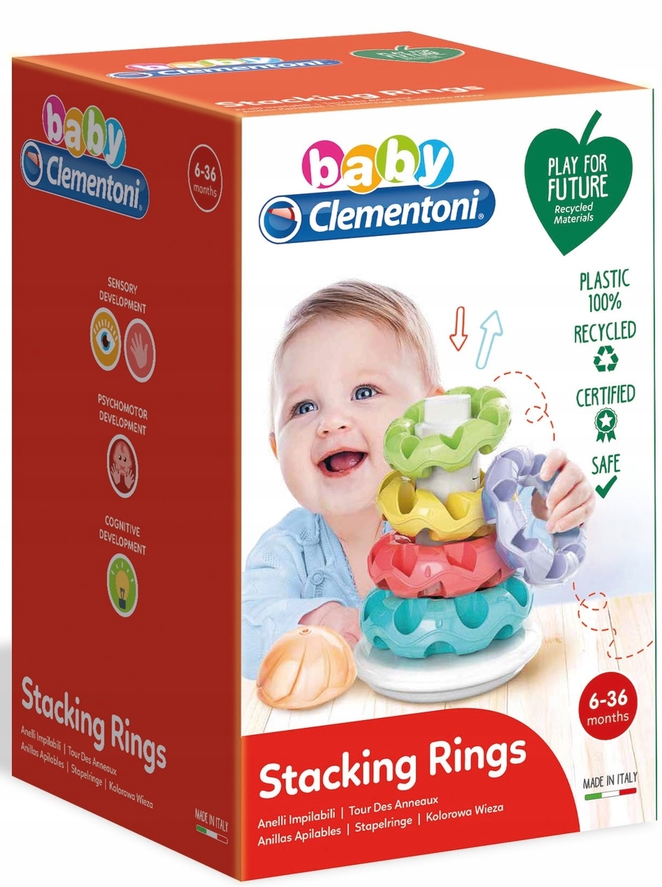 KOLOROWA WIEŻA NIEMOWLE ROCZEK SORTER PIRAMIDKA Kod producenta 17103