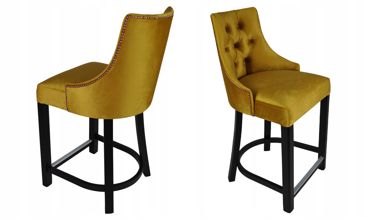 HOKER KRZESŁO BAROWE PIKOWANE NOWOCZESNE STOŁEK Kod producenta brak