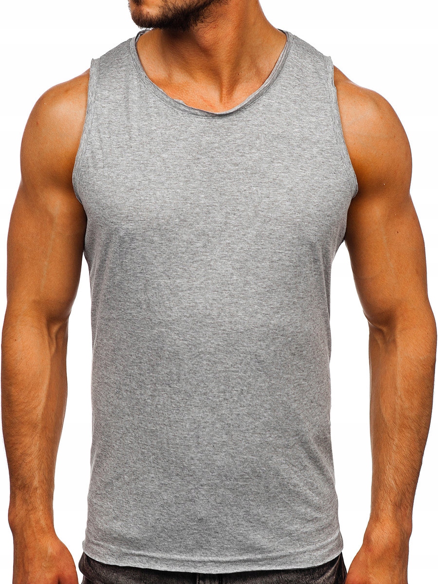 

Koszulka Tank Top Męska Szara 1205 Rozmiar_l