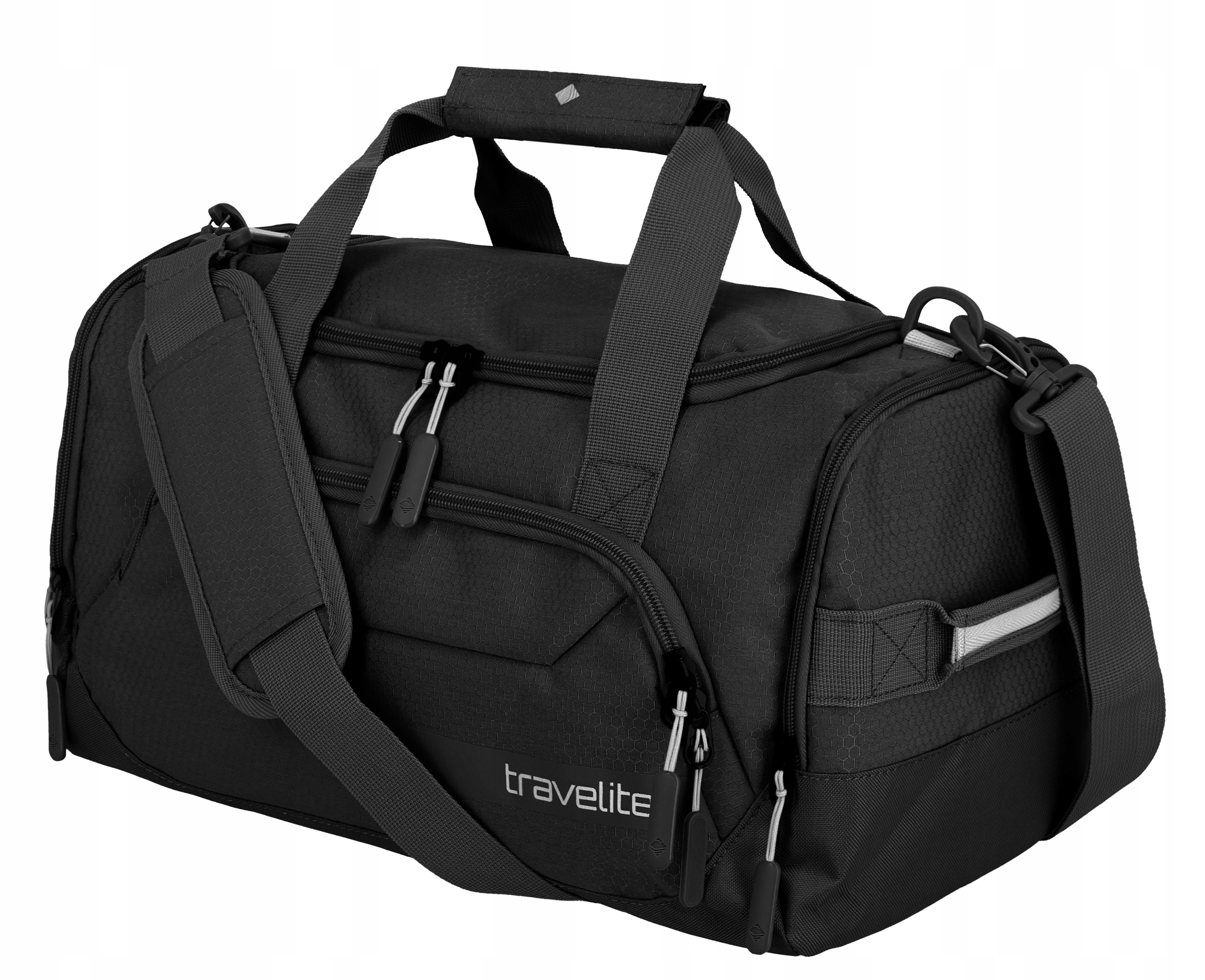 Lekka torba podróżna M bagaż podręczny Travelite Kick-Off 45L czarna
