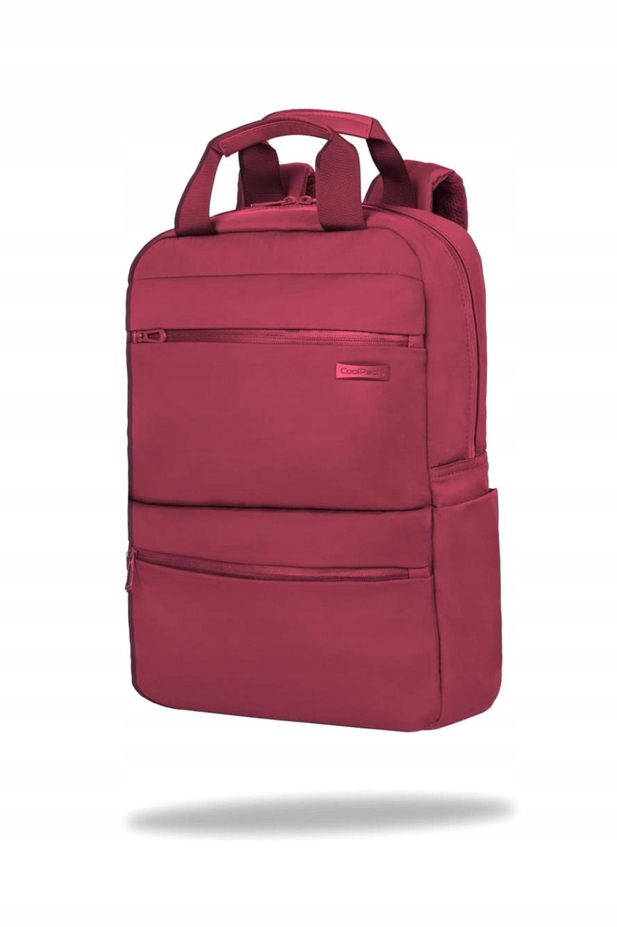 Plecak 1-KOMOROWY Biznesowy Coolpack Hold Burgundy