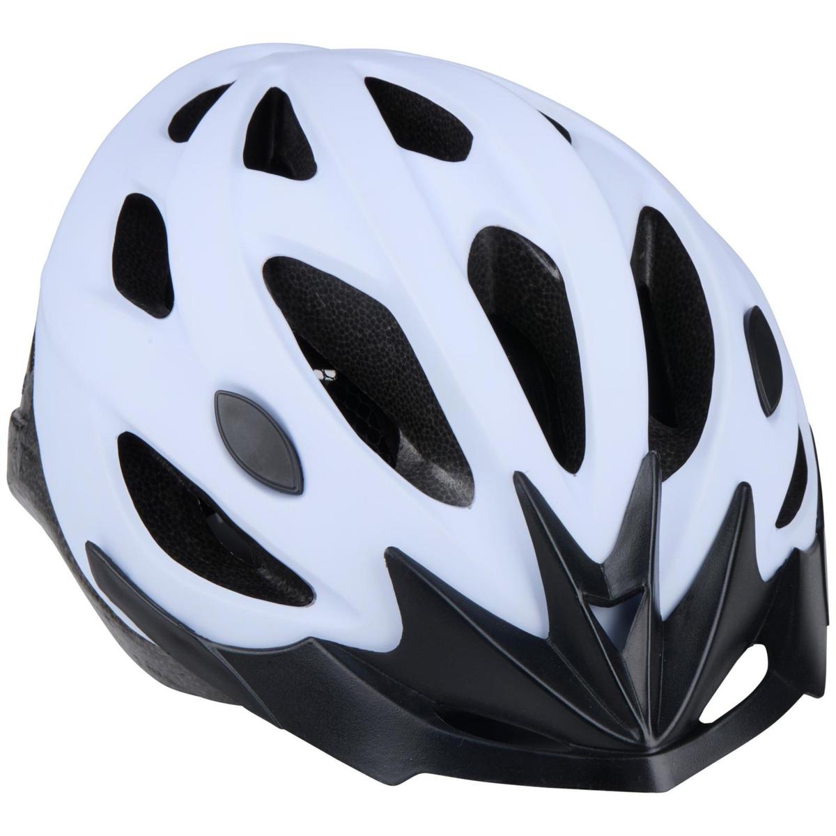 Dunlop Kask Rowerowy regulowany EN1078 rozmiar L (58-61 cm) Biały